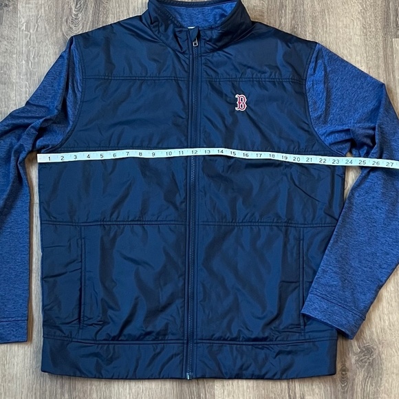 Cutter & Buck Boston Blue Stealth Hybrid Quilted Mens Full Zip Jacket Sz L - Picture 11 of 16